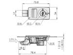 Trinco de cavilha DK725-5