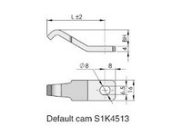 Fechadura para armário com puxador flexível MS727