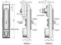 Fechadura para armário com puxador flexível MS834