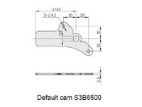 Fechadura para armário com puxador flexível MS723