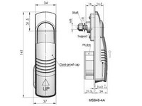 Fechadura de controle com haste MS848-4A