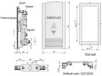 Fechadura para painel MS850-1