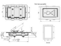 Fechadura para painel MS866-11