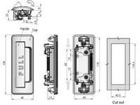 Fechadura para painel MS866-13