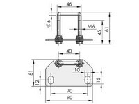 Fechadura para painel MS866-5