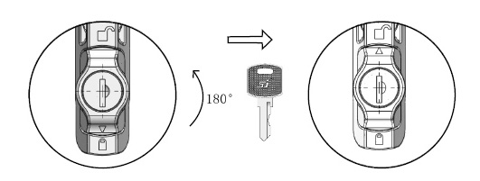 Fechadura para armário com puxador flexível MS861-2A